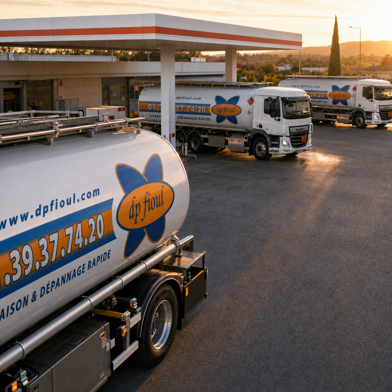 Camion-citerne DP Fioul Énergies